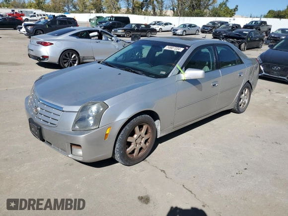 2007 Cadillac CTS with VIN 1G6DP577770168244, listed as a Copart auction lot 74907334 with 107,630 mi miles and Salvage Title. Bid and sale history available at DreamBid. Image 1.