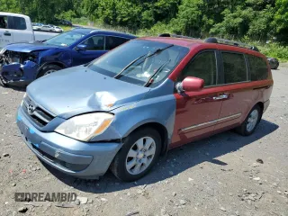 2008 Hyundai Entourage GLS z VIN KNDMC233686048783, wystawiony jako Copart lot #61812894 z przebiegiem 200 566 mil mil oraz Tytuł czysty. Historia ofert i sprzedaży dostępna na DreamBid. Obrazek 1.