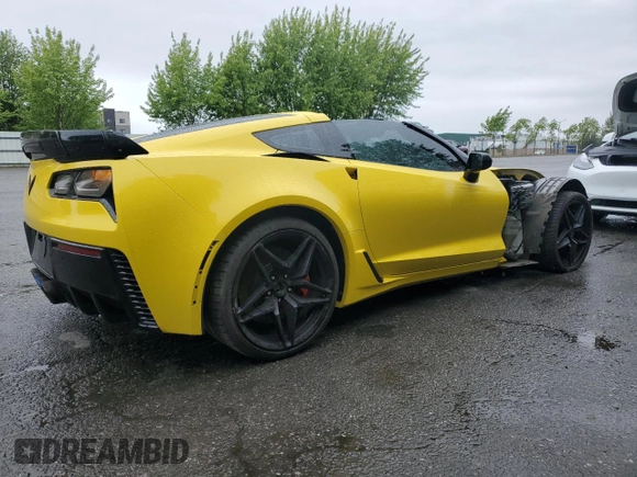 2016 Chevrolet Corvette Z06 3LZ z VIN 1G1YU2D63G5604830, wystawiony jako Copart lot #58211705 z przebiegiem 41 990 mil mil oraz Szkoda całkowita • Salvage title. Historia ofert i sprzedaży dostępna na DreamBid. Obrazek 3.