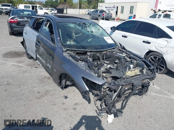 2016 Infiniti Q50 Premium with VIN JN1EV7AP9GM305160, listed as a IAAI auction lot 41906188 with 92,171 mi miles and . Bid and sale history available at DreamBid. Image 6.