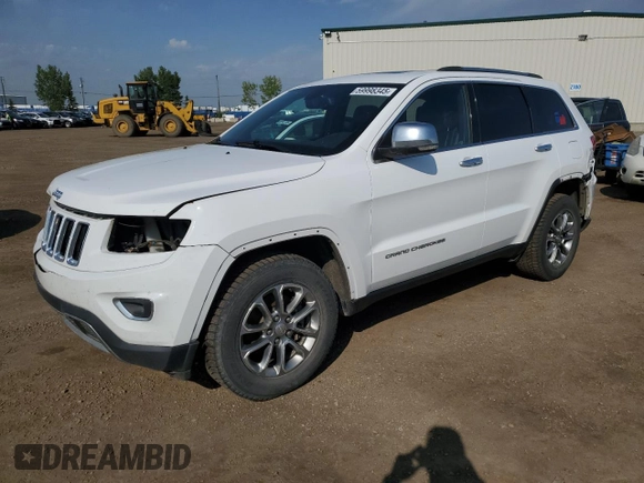 2014 Jeep Grand Cherokee Limited with VIN 1C4RJFBG4EC375106, listed as a Copart auction lot 59998345 with 209,174 mi miles and Salvage title. Bid and sale history available at DreamBid. Image 1.