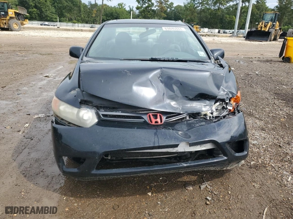2008 Honda Civic Cpe EX with VIN 2HGFG12818H545082, listed as a Copart auction lot 88883845 with 210,203 mi miles and Salvage Title. Bid and sale history available at carsss.com. Image 5.