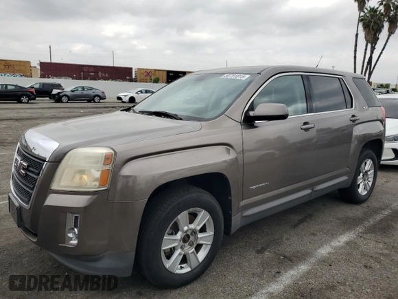 2010 GMC Terrain SLE-1 with VIN 2CTFLCEW5A6295464, listed as a Copart auction lot 50791815 with 181,405 mi miles and Salvage Title. Bid and sale history available at carsss.com. Image 1.