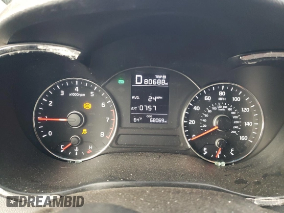 2018 Kia Forte LX with VIN 3KPFK4A7XJE167689, listed as a Copart auction lot 50832275 with 68,069 mi miles and Salvage Title. Bid and sale history available at carsss.com. Image 9.