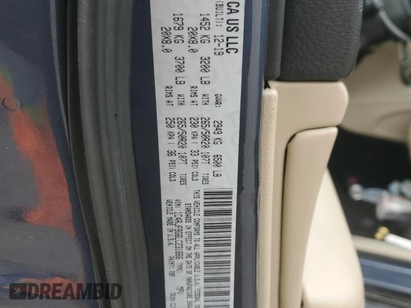 2020 Jeep Grand Cherokee Limited с VIN 1C4RJFBG6LC231666, выставлен на аукционе Copart как лот 41606205 с пробегом 68 850 миль миль и Списание • Salvage title. История ставок и продаж доступна на DreamBid. Изображение 14.