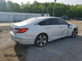 2019 Honda Accord Touring with VIN 1HGCV2F90KA030050, listed as a Copart auction lot 53018355 with 138,684 mi miles and Salvage title. Bid and sale history available at DreamBid. Image 3.