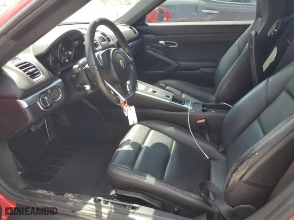 2014 Porsche Boxster with VIN WP0CA2A87ES121162, listed as a Copart auction lot 58493594 with 57,964 mi miles and Clean Title. Bid and sale history available at carsss.com. Image 7.
