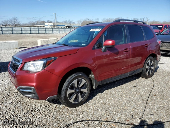 2018 Subaru Forester Premium with VIN JF2SJAEC1JH472467, listed as a Copart auction lot 49253775 with 111,585 mi miles and Salvage Title. Bid and sale history available at carsss.com. Image 1.