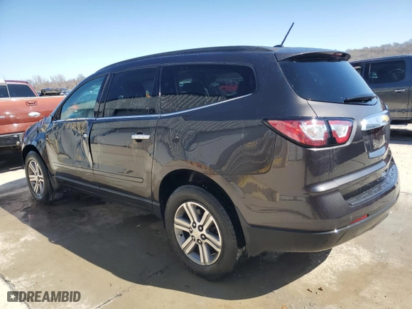 2015 Chevrolet Traverse LT with VIN 1GNKRGKD7FJ267492, listed as a Copart auction lot 46876145 with 140,174 mi miles and Salvage Title. Bid and sale history available at carsss.com. Image 2.