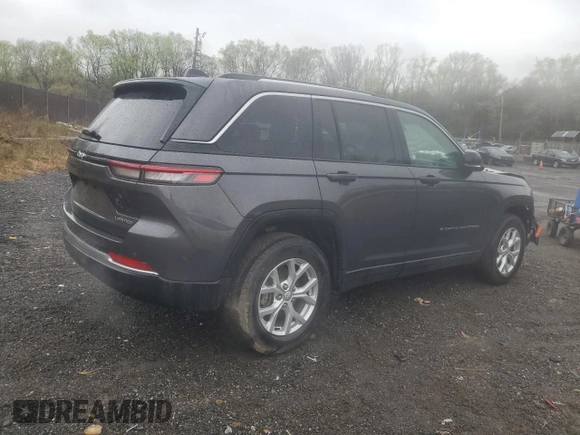 2023 Jeep Grand Cherokee Limited with VIN 1C4RJGBG3PC544444, listed as a Copart auction lot 51910505 with 36,923 mi miles and Salvage title. Bid and sale history available at DreamBid. Image 3.