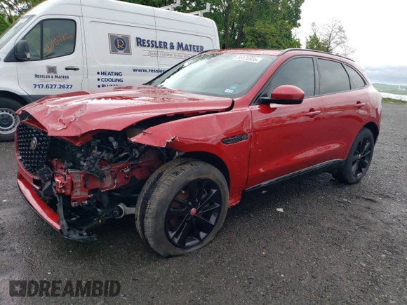 2023 Jaguar F-Pace S z VIN SADCJ2EX9PA712110, wystawiony jako Copart lot #56120925 z przebiegiem 18 990 mil mil oraz Szkoda całkowita • Salvage title. Historia ofert i sprzedaży dostępna na DreamBid. Obrazek 1.