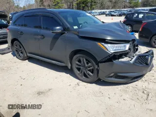 2018 Acura MDX Advance z VIN 5J8YD4H91JL025251, wystawiony jako Copart lot #53433635 z przebiegiem 165 391 mil mil oraz Szkoda całkowita • Salvage title. Historia ofert i sprzedaży dostępna na DreamBid. Obrazek 4.