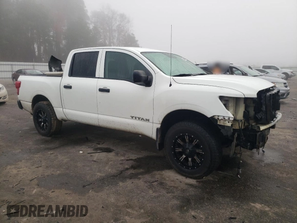 2017 Nissan Titan S with VIN 1N6AA1EJ9HN506253, listed as a Copart auction lot 85048914 with 256,158 mi miles and Salvage Title. Bid and sale history available at carsss.com. Image 4.
