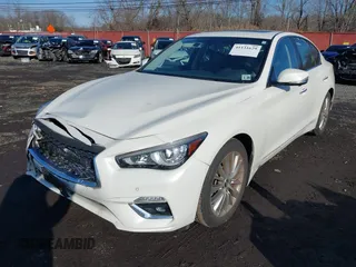 2023 Infiniti Q50 Luxe z VIN JN1EV7BR8PM540570, wystawiony jako IAAI lot #41131629 z przebiegiem 5 964 mil mil oraz . Historia ofert i sprzedaży dostępna na DreamBid. Obrazek 18.