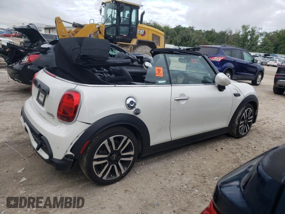 2023 MINI Convertible Cooper S z VIN WMW43DL01P3R28109, wystawiony jako Copart lot #58678604 z przebiegiem 3 682 mil mil oraz Szkoda całkowita • Salvage title. Historia ofert i sprzedaży dostępna na DreamBid. Obrazek 3.