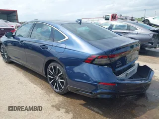 2023 Honda Accord Touring with VIN 1HGCY2F82PA029648, listed as a IAAI auction lot 42145629 with 22,289 mi miles and . Bid and sale history available at DreamBid. Image 3.