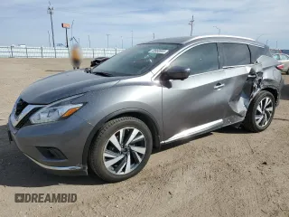 2017 Nissan Murano S with VIN 5N1AZ2MH1HN164633, listed as a Copart auction lot 48660005 with 59,684 mi miles and Salvage Title. Bid and sale history available at DreamBid. Image 1.