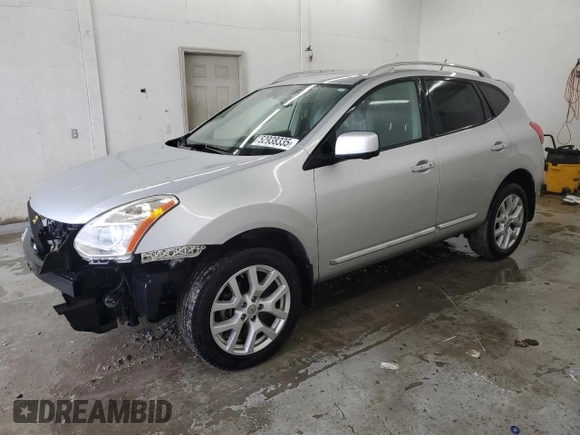 2013 Nissan Rogue SL with VIN JN8AS5MT6DW528312, listed as a Copart auction lot 52938335 with 76,379 mi miles and Salvage Title. Bid and sale history available at carsss.com. Image 1.