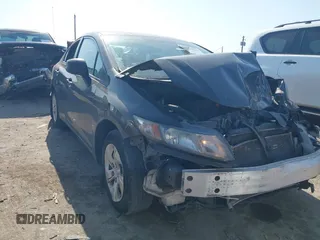 2013 Honda Civic LX with VIN 19XFB2F50DE069805, listed as a IAAI auction lot 42010833 with 112,964 mi miles and . Bid and sale history available at DreamBid. Image 1.