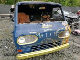 1966 Ford Econoline Cargo with VIN E14FH818088, listed as a Copart auction lot 72154424 with Not Provided miles and Salvage Title. Bid and sale history available at DreamBid. Image 11.
