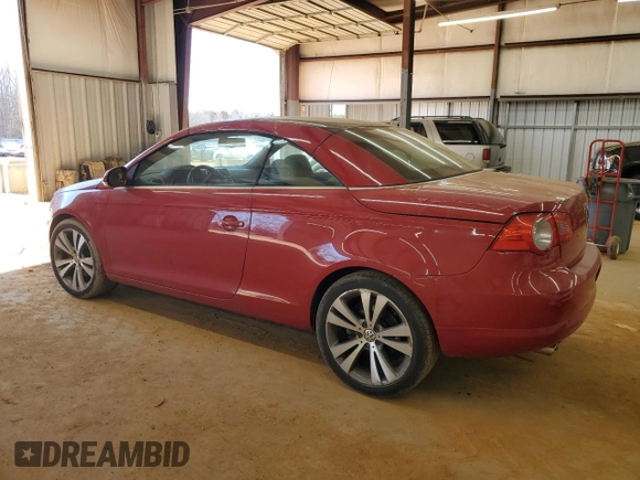 2008 Volkswagen Eos 3.2L with VIN WVWDB71F38V010883, listed as a Copart auction lot 46169745 with 189,772 mi miles and Salvage Title. Bid and sale history available at DreamBid. Image 2.