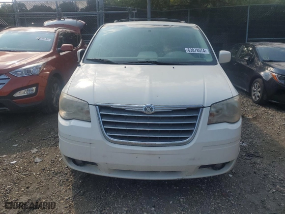 2010 Chrysler Town & Country Touring with VIN 2A4RR5D1XAR266771, listed as a Copart auction lot 63878574 with 168,909 mi miles and Non Repairable. Bid and sale history available at carsss.com. Image 5.