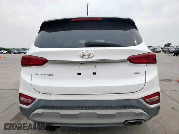 2020 Hyundai Santa Fe SE with VIN 5NMS2CAD1LH157689, listed as a Copart auction lot 53910495 with 73,011 mi miles and Clean Title. Bid and sale history available at carsss.com. Image 6.