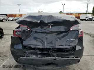 2023 Tesla Model Y Long Range with VIN 7SAYGDEE3PF646125, listed as a Copart auction lot 53510775 with 45,019 mi miles and Salvage Title. Bid and sale history available at carsss.com. Image 6.
