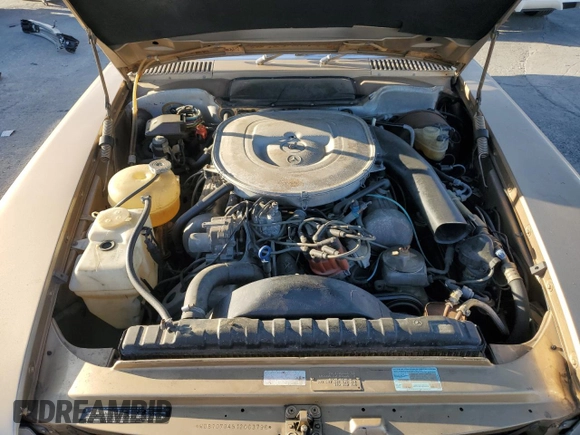1981 Mercedes-Benz 380 380SL with VIN WDBBA45A8BB003796, listed as a Copart auction lot 46638435 with 122,163 mi miles and Salvage Title. Bid and sale history available at carsss.com. Image 11.
