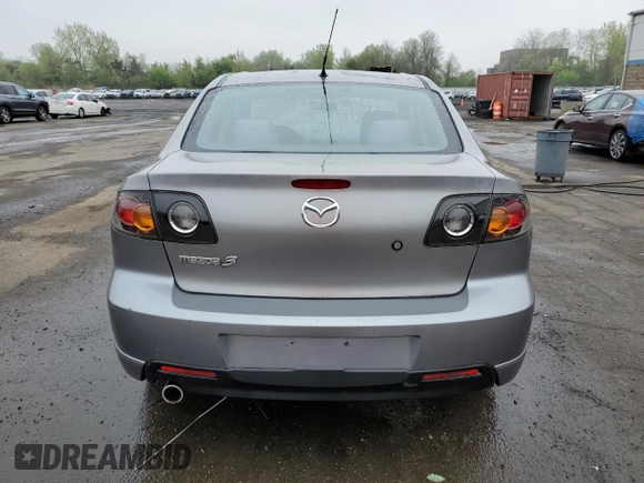 2006 Mazda 3 s with VIN JM1BK324561467955, listed as a Copart auction lot 55207355 with 99,601 mi miles and Salvage Title. Bid and sale history available at DreamBid. Image 6.
