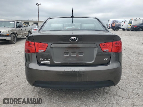 2011 Kia Forte EX with VIN KNAFU4A27B5358947, listed as a Copart auction lot 68000984 with 118,917 mi miles and Salvage Title. Bid and sale history available at carsss.com. Image 6.