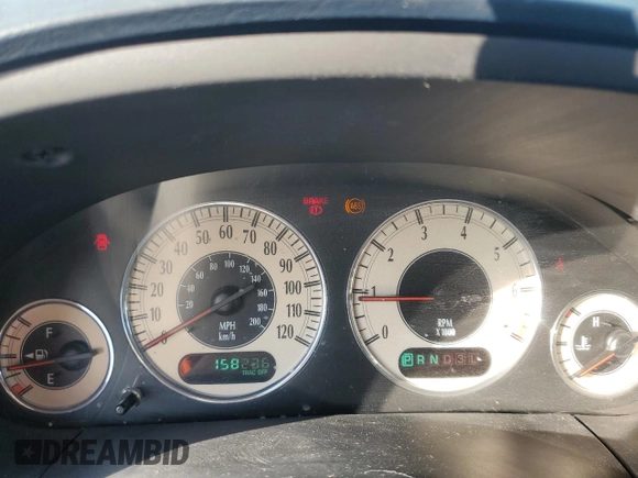 2002 Chrysler Town & Country Limited with VIN 2C8GP64L12R571490, listed as a Copart auction lot 43608465 with 158,236 mi miles and Salvage Title. Bid and sale history available at carsss.com. Image 9.