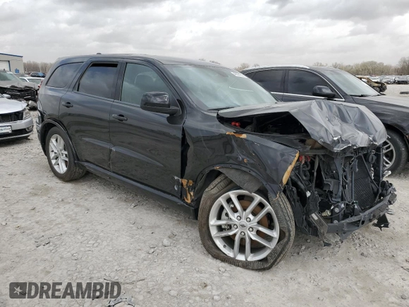 2023 Dodge Durango GT with VIN 1C4RDJDG2PC674300, listed as a Copart auction lot 49504525 with 23,598 mi miles and Salvage Title. Bid and sale history available at DreamBid. Image 4.