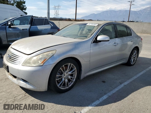 2008 Infiniti G35 with VIN JNKBV61E18M203943, listed as a Copart auction lot 74778154 with 240,173 mi miles and Clean Title. Bid and sale history available at DreamBid. Image 1.