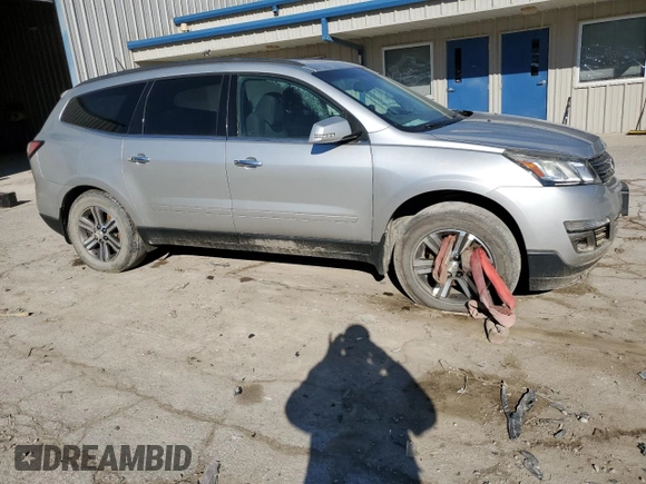 2017 Chevrolet Traverse LT with VIN 1GNKVGKD0HJ128819, listed as a Copart auction lot 46326015 with Not Provided miles and Salvage Title. Bid and sale history available at DreamBid. Image 4.