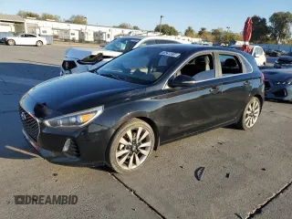 2018 Hyundai Elantra GT Sport with VIN KMHH55LC1JU038950, listed as a Copart auction lot 76299314 with 122,436 mi miles and Clean Title. Bid and sale history available at carsss.com. Image 1.