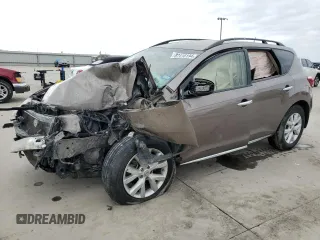 2013 Nissan Murano LE with VIN JN8AZ1MU0DW205824, listed as a Copart auction lot 87418194 with 0 mi miles and Salvage Title. Bid and sale history available at carsss.com. Image 1.