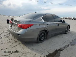 2014 Infiniti Q50 Premium with VIN JN1BV7AP7EM683087, listed as a Copart auction lot 52644335 with 189,344 mi miles and Salvage Title. Bid and sale history available at carsss.com. Image 3.