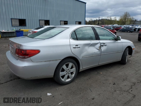 2005 Lexus ES 350 with VIN JTHBA30GX55077763, listed as a Copart auction lot 51572075 with 242,435 mi miles and Salvage Title. Bid and sale history available at DreamBid. Image 3.
