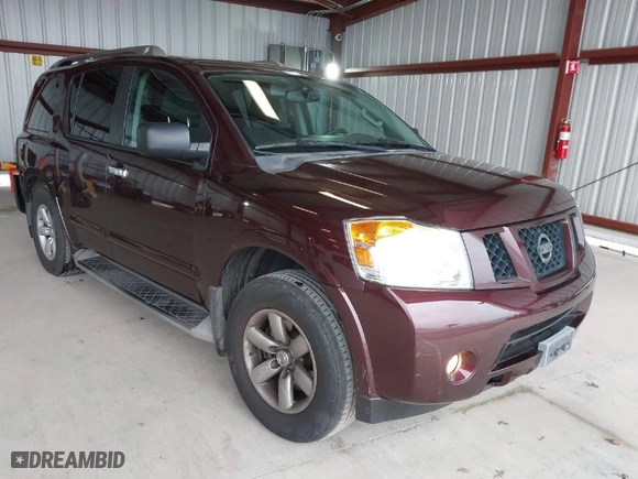 2015 Nissan Armada SV with VIN 5N1AA0ND4FN614554, listed as a IAAI auction lot 41626846 with NaN miles. Bid and sale history available at carsss.com. Image 1.