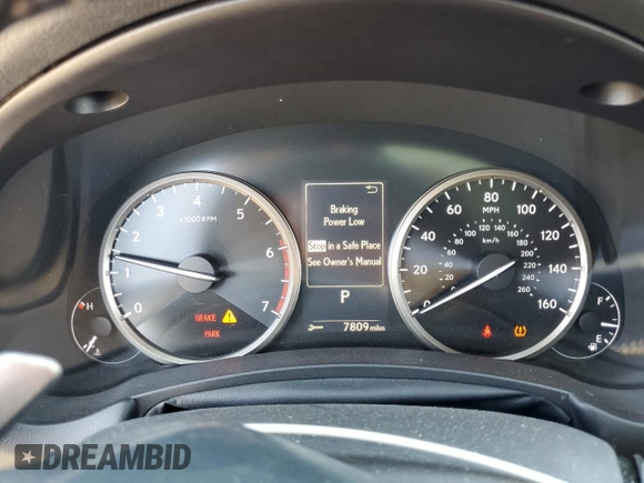 2019 Lexus NX 300 with VIN JTJBARBZ3K2216743, listed as a Copart auction lot 64816845 with 7,809 mi miles and Salvage title. Bid and sale history available at DreamBid. Image 9.