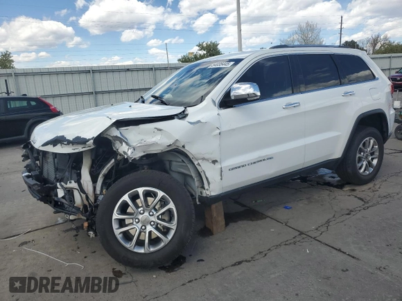 2014 Jeep Grand Cherokee Limited z VIN 1C4RJFBG5EC545425, wystawiony jako Copart lot #54035445 z przebiegiem 135 309 mil mil oraz Szkoda całkowita • Salvage title. Historia ofert i sprzedaży dostępna na DreamBid. Obrazek 1.