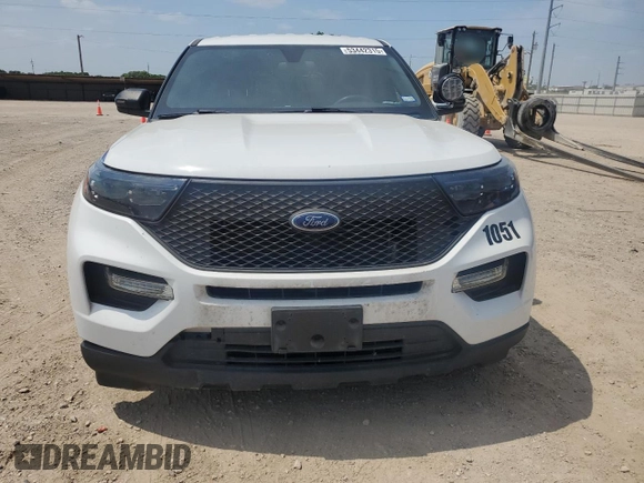 2021 Ford Police Interceptor Utility z VIN 1FM5K8AW8MNA12077, wystawiony jako Copart lot #53442315 z przebiegiem 89 128 mil mil oraz Szkoda całkowita • Salvage title. Historia ofert i sprzedaży dostępna na DreamBid. Obrazek 5.