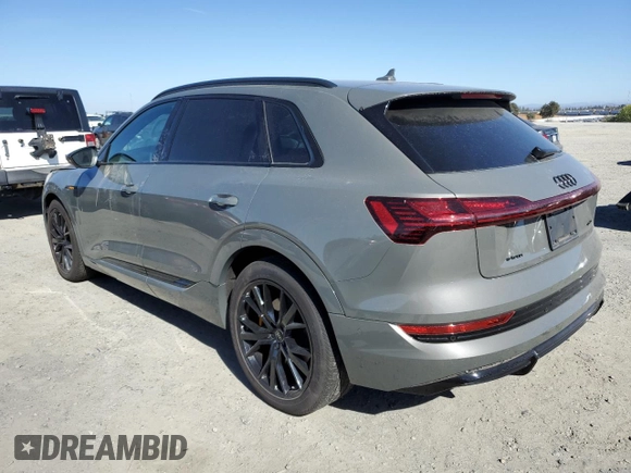 2022 Audi e-tron Chronos with VIN WA1VABGE4NB040071, listed as a Copart auction lot 76121574 with 15,418 mi miles and Salvage title. Bid and sale history available at DreamBid. Image 2.