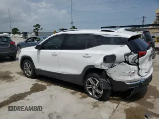 2020 GMC Terrain SLT with VIN 3GKALPEV0LL256076, listed as a Copart auction lot 61774535 with 101,747 mi miles and Salvage title. Bid and sale history available at DreamBid. Image 2.