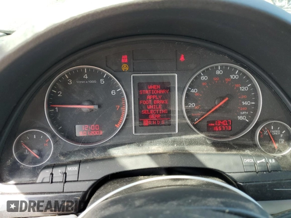 2005 Audi A4 SE с VIN WAULC68E55A125999, выставлен на аукционе Copart как лот 59005775 с пробегом 165 773 миль миль и Списание • Salvage title. История ставок и продаж доступна на DreamBid. Изображение 9.