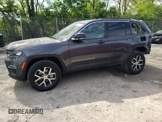 2025 Jeep Grand Cherokee Limited with VIN 1C4RJHBGXSC278225, listed as a Copart auction lot 55937305 with 4,493 mi miles and Salvage title. Bid and sale history available at DreamBid. Image 1.