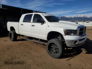 2008 Dodge 1500 SLT with VIN 3D7KS19D68G211036, listed as a Copart auction lot 50255955 with 90,118 mi miles and Salvage Title. Bid and sale history available at DreamBid. Image 4.