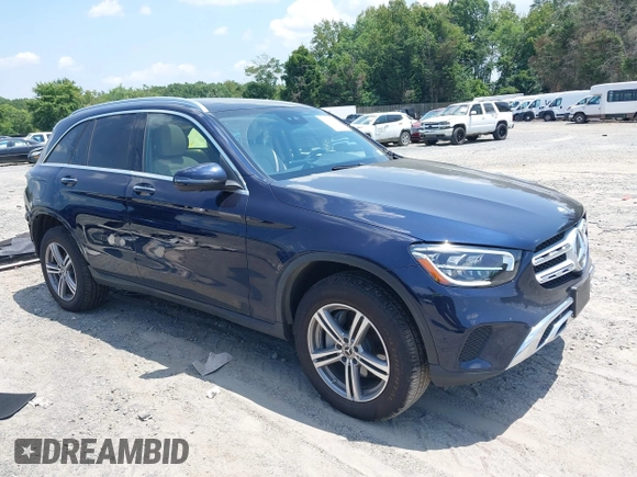 2022 Mercedes-Benz GLC 300 z VIN W1N0G8EB2NG060504, wystawiony jako IAAI lot #42586623 z przebiegiem 27 403 mil mil oraz . Historia ofert i sprzedaży dostępna na DreamBid. Obrazek 1.