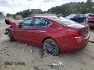 2020 Genesis G70 2.0T with VIN KMTG64LA4LU046602, listed as a Copart auction lot 68561854 with 45,490 mi miles and Salvage Title. Bid and sale history available at carsss.com. Image 2.